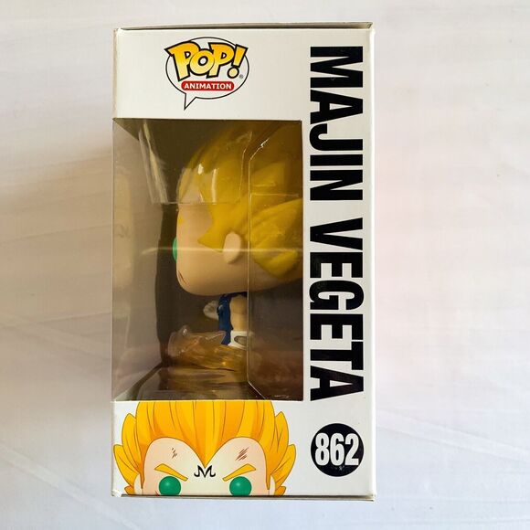 Funko Pop! Animation Vinyl: Dragon Ball Z Majin Vegeta #862 With Protector LOOK - Picture 5 of 7
